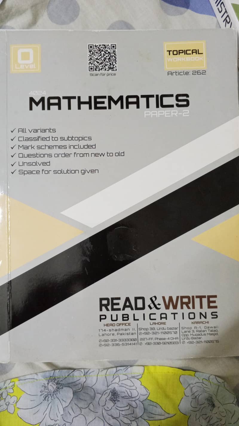Topical worked solution ,Read & Write publications 2