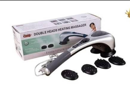 Original infrared Heating Double Heads Vibrating Massager Hammer