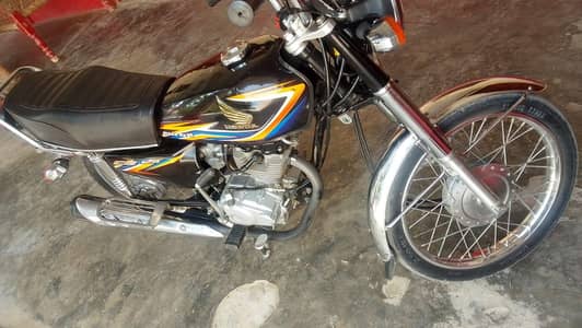 CSD Bike Honda cg125 black colour