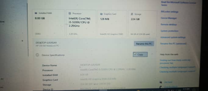 hp 250 g4 notebook