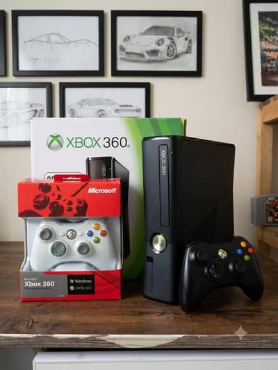 Xbox 360 slim in brand new condition