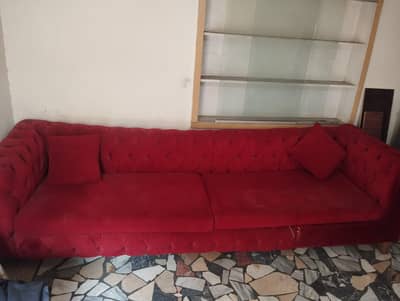 Luxury Velvet Sofa Set 3+2  | Excellent Condition | Urgent Sale