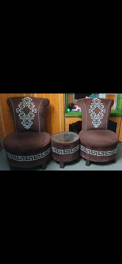 Sofa Chair and Table