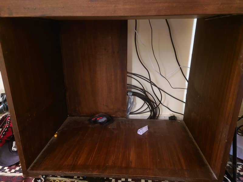 Solid Wood Computer Table / PC Desk with Keyboard Tray 3