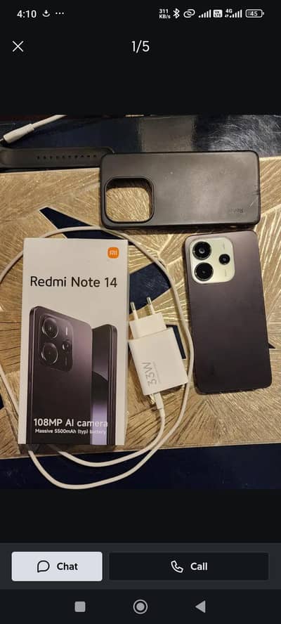 Redmi Note 14 One Month Used Brand New