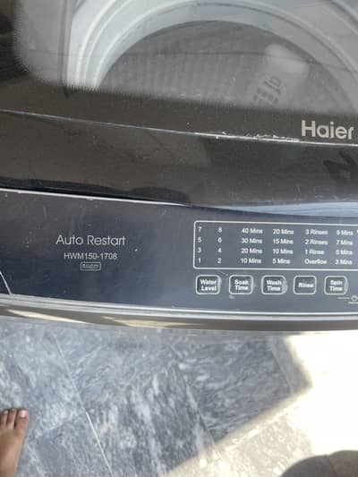 Haier 15 kg machine
