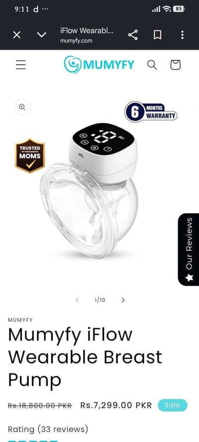 Mumyfy wearable breast pump