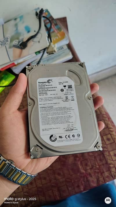 Hard drive 500gb with games for sale.