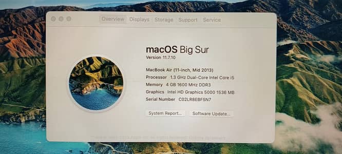 MacBook Air 11.6 inch 2013