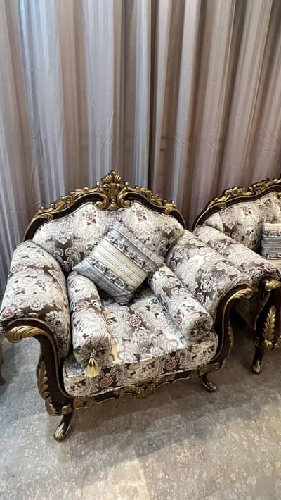 10 Seater Fabric Sofa  | grey , brand new condition
