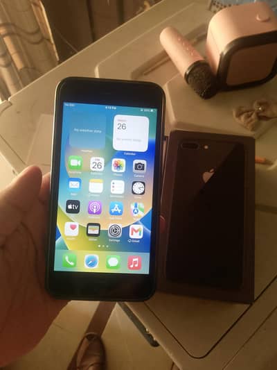 Apple iPhone 8 Plus 64gb full box(Exchange possible)
