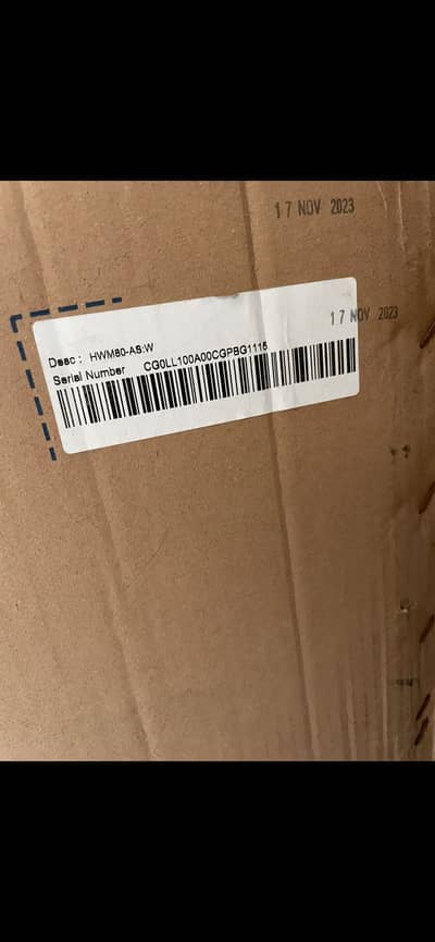 box pack washing machine Whtsap 03265415117