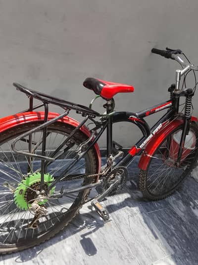 streethawk kids bicycle in red and black colour