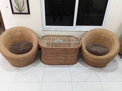 7 seater - Cane Sofa