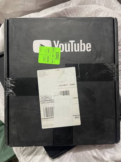 Authentic YouTube Silver Play Button - 100k Creator Award