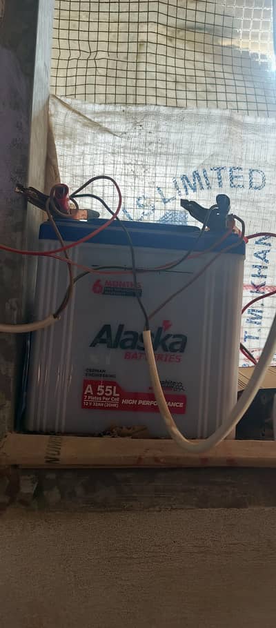 Alaska 55 Ampere battery in a new condition