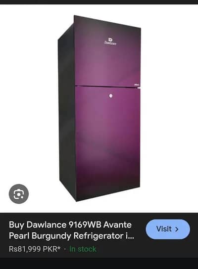 dawlance inverter fridge complete box complete warranty
