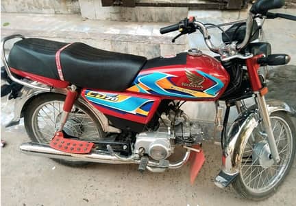 honda cd 70 new condition number active ha or final rate ha is se km n