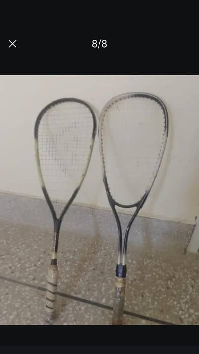 squash racket pair