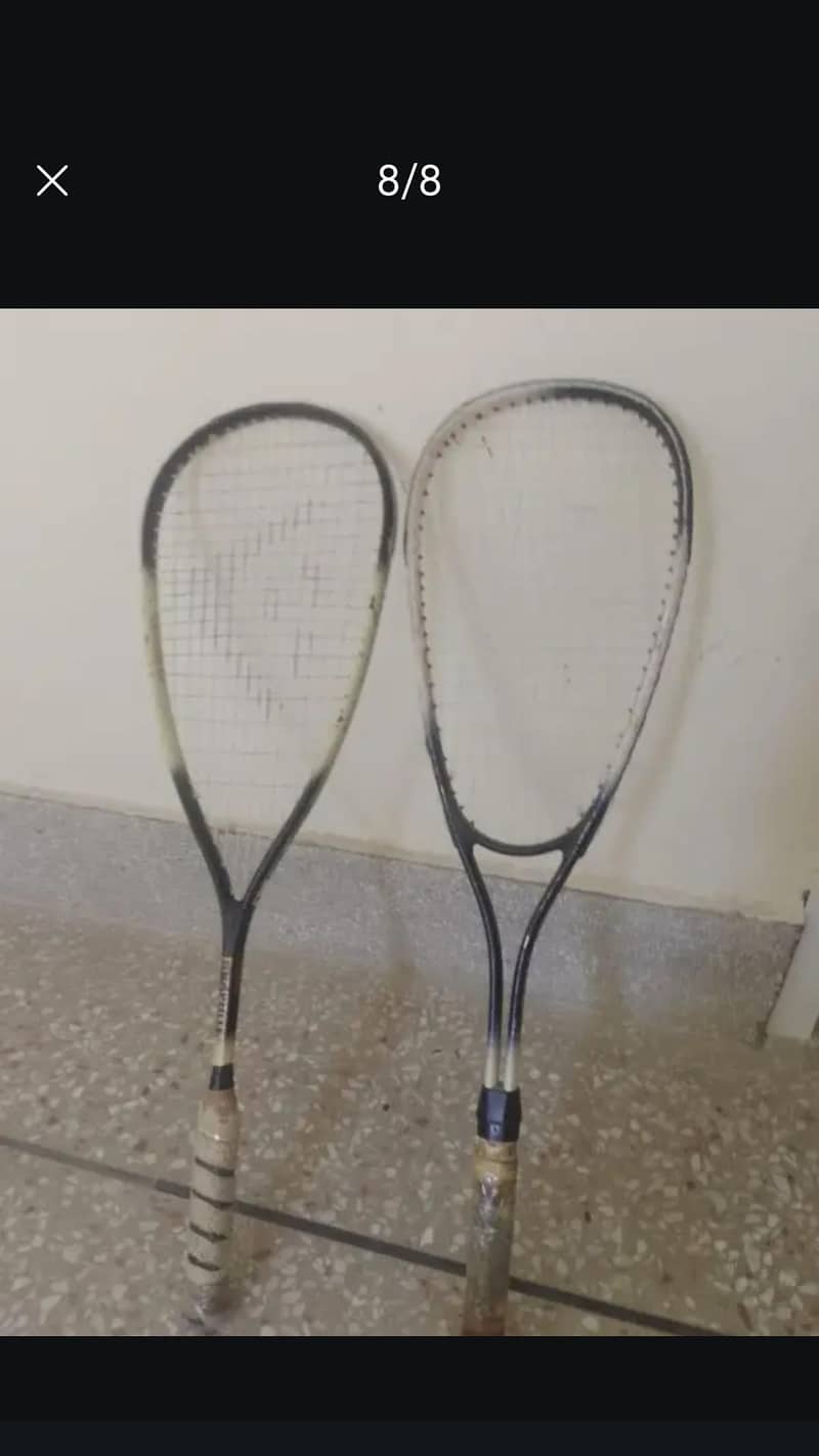 squash racket pair 0