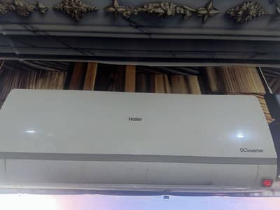Haier 1.5 ton inverter ac brand new condition 0/3/0/7/0/4/7/7/7/4/0