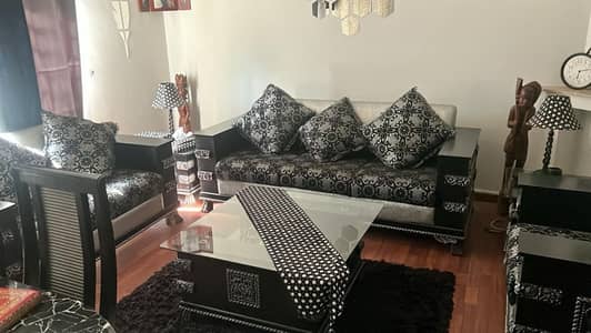 6 Seater Sofa Set (3+2+1), a Center Table and 2 side tables