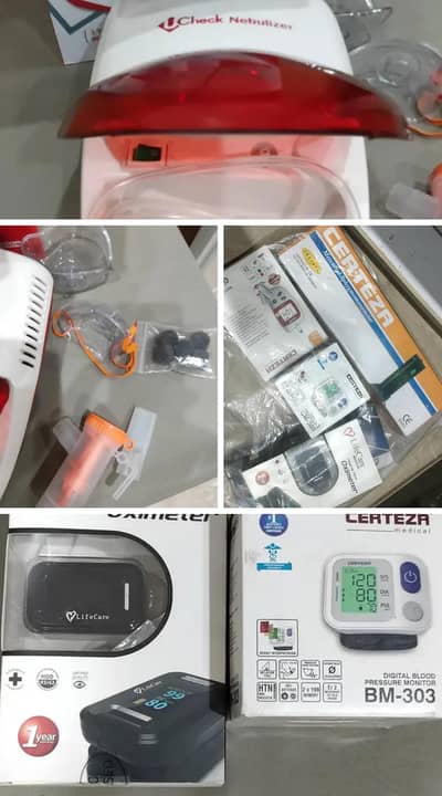 digital wrist Bp apparatus,glucometer, nebulizer,