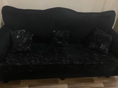 black poshish sofa set