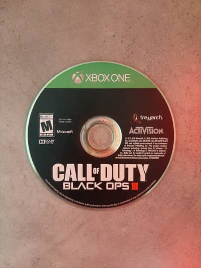 Original xbox one cd Call of Duty Black ops 3 Mint condition