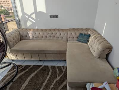 7 Seater L shape sofa