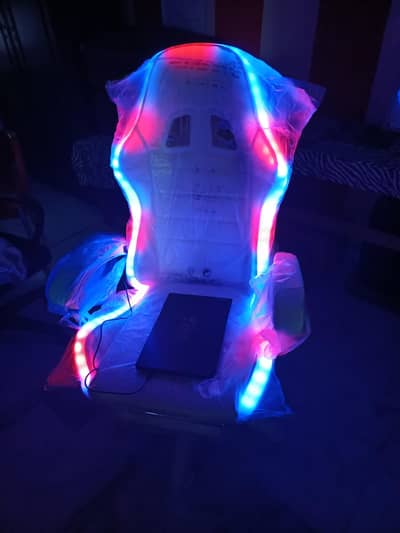 Gaming chair RGB with foot rest 