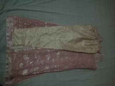 crincal gorget with banarsi shalwar suite