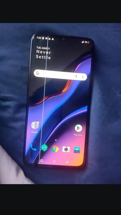 One Plus 6T 8gb 256gb duall sim  one line
