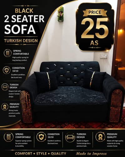 Turkish style 2 seatrs