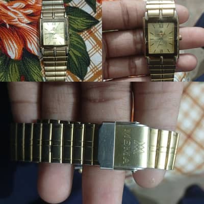 Mema 24k gold watch