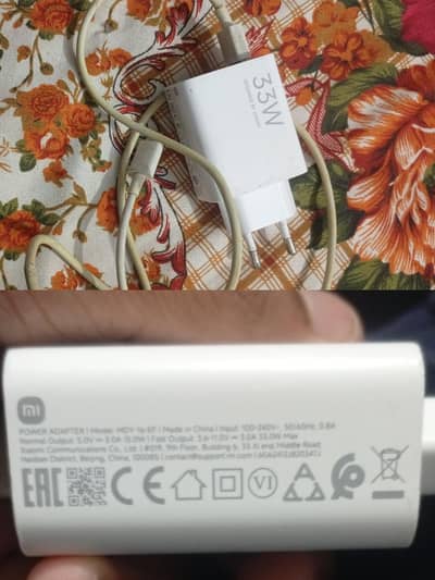 Original redmi 33w fast charger