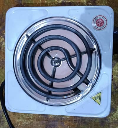 1000 watt electric stove with packing box and stand