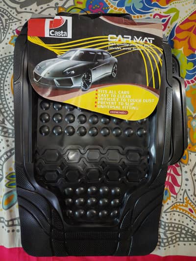 Brand New Universal Silicone Car Floor Mats – 3 Piece Set