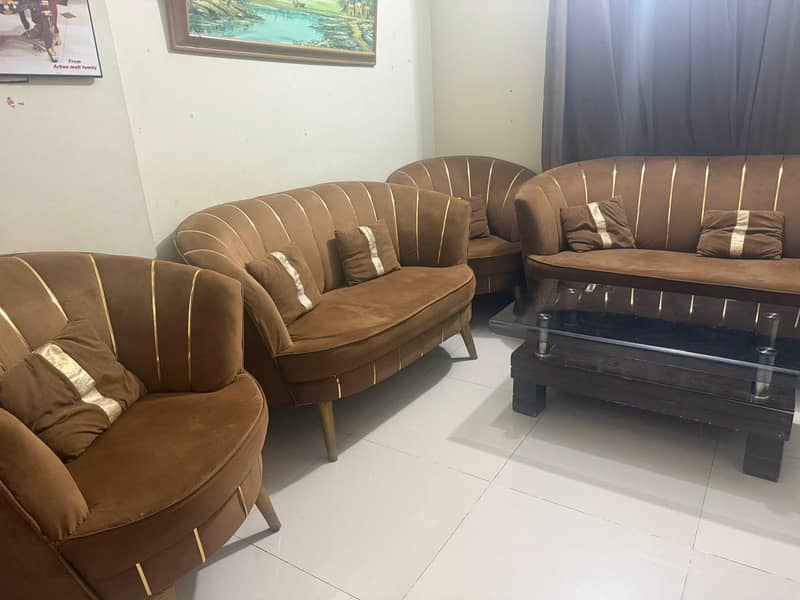7 seater sofas set like new 3