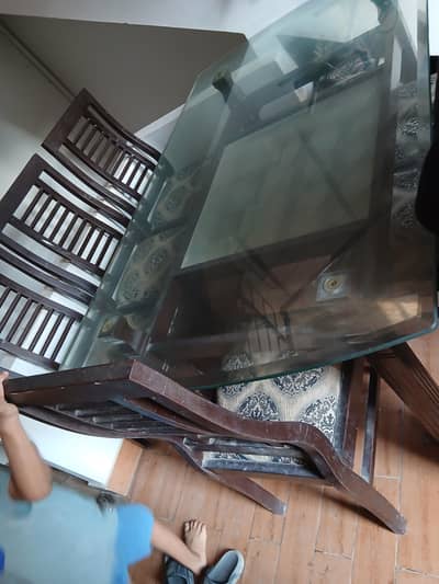 Dining table with chairs