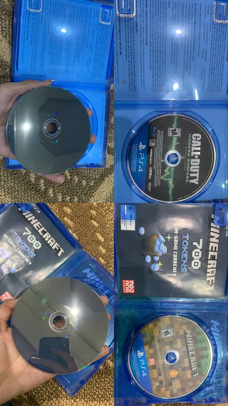 Playstation 4/controllers/CDs 4