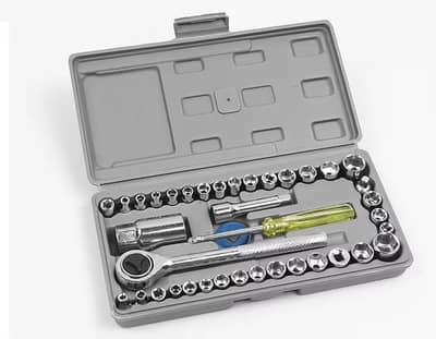 Chrome Vanadium 40-Piece Tool Kit Set