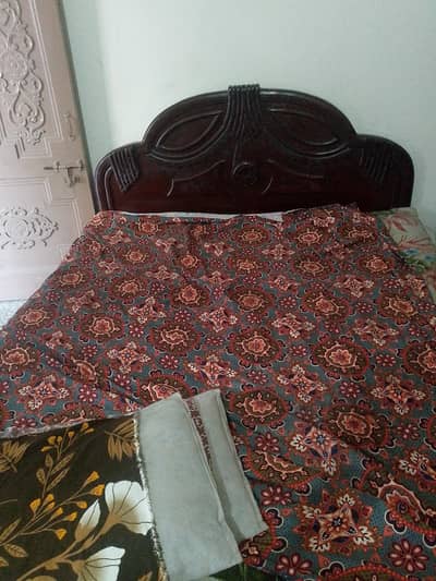 wooden king size double bed like new sarai alamgir