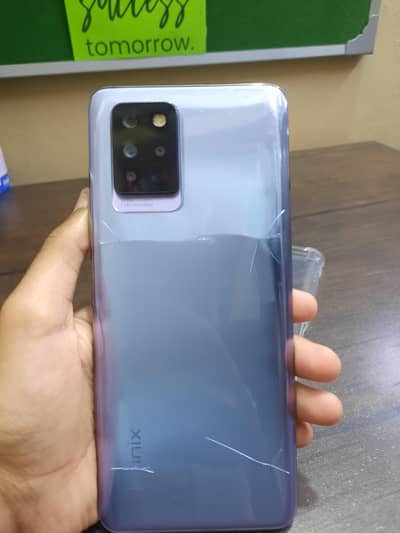 Infinix Note 10 pro 8/128 Pta approved original box charger