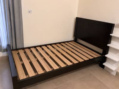 Single Wooden Bed | Solid Wood | Good Condition | Barely Used