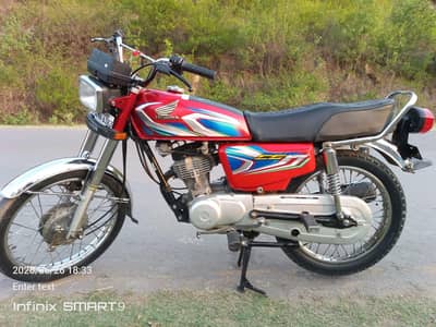 Honda125 model 2022 Bio matric available 03270344219