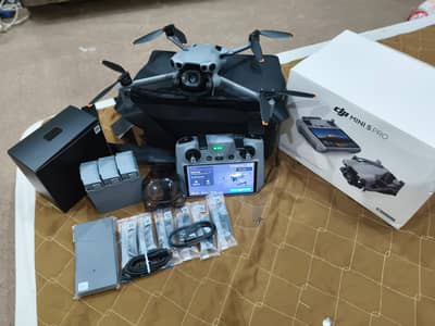 DJI Mini 5 Pro Fly More Combo | 3 Batteries | Complete Box | Like New