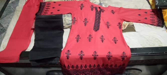 cotton fabric 3 PC dress medium to large