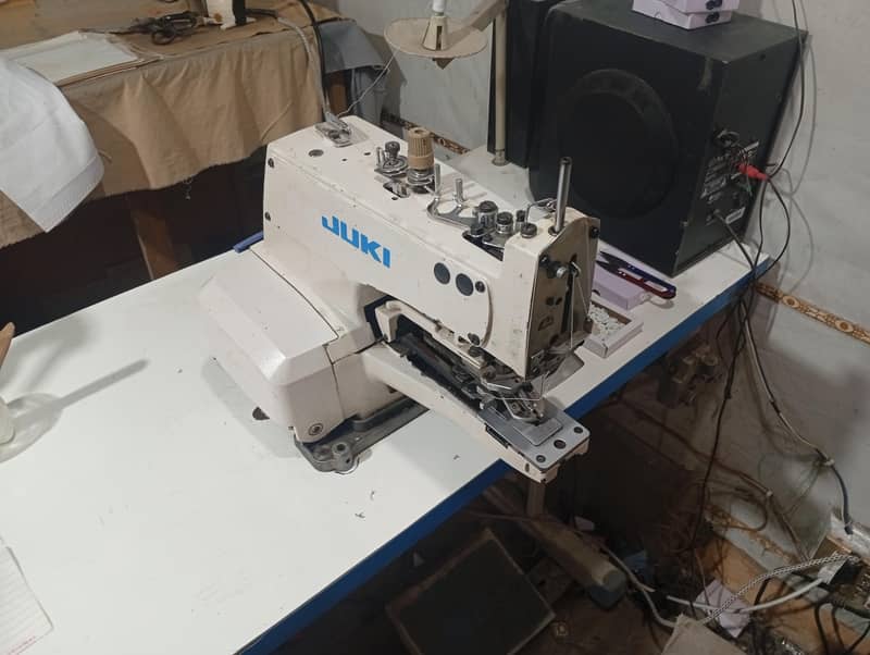 button attaching machine 1