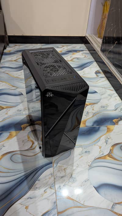 STORM BLACK GAMING PC CASE with 3 extra RGB fans